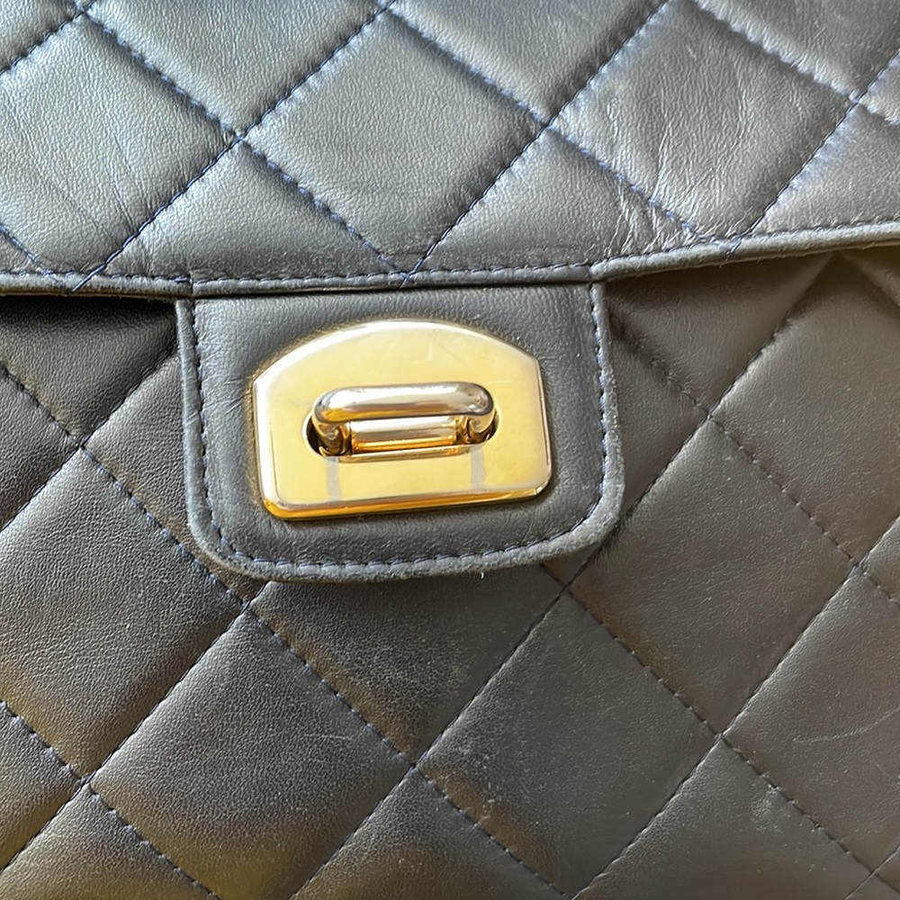 Charles Jourdan Paris Vintage Quilted Leather Flap Bag - Picture 4 of 16